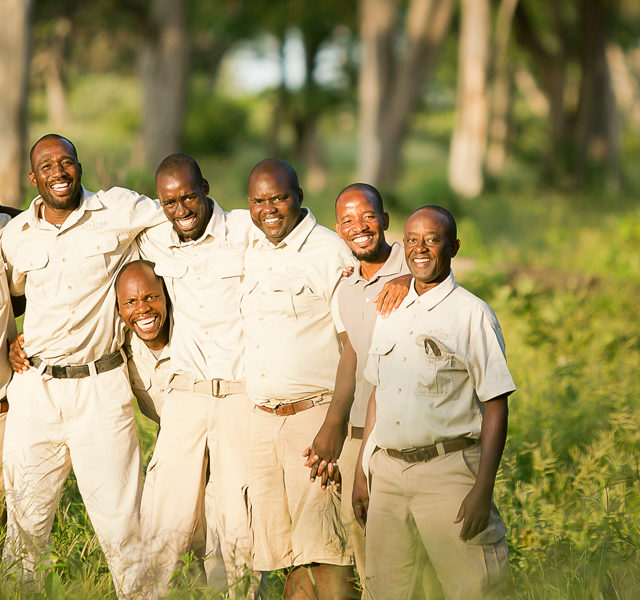 A group of safari guides African Bush Camps guides